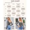 imageAvidlove Womens Square Neck Mesh Long Sleeve Bodysuit Shirts Ruched Body Suit Sexy Sheer Tops Date Night OutfitDark Grey