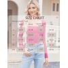 imageAvidlove Womens Square Neck Mesh Long Sleeve Bodysuit Shirts Ruched Body Suit Sexy Sheer Tops Date Night OutfitRose Red