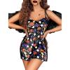 imageAvidlove Women Babydoll For Women Satin Nightwear Lace Chemise Sexy NightgownHalloween Black