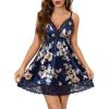 Navy Blue Flower