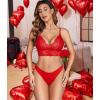 imageAvidlove 1 or 3 Pack Cheeky Underwear for Women Lace No Show Bikini Soft Breathe hipster pantiesBlackbeigered