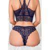 imageAvidlove 1 or 3 Pack Cheeky Underwear for Women Lace No Show Bikini Soft Breathe hipster pantiesNavy Blue