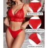 imageAvidlove 1 or 3 Pack Cheeky Underwear for Women Lace No Show Bikini Soft Breathe hipster pantiesRed