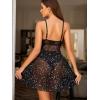 imageAvidlove Babydoll Lingerie for Women Floral Snap Crotch Teddy Chemise Nightie Lace NightgownPattern 6