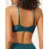 imageAvidlove Lace Bras for Women Sheer Balconette Underwire Unlined Everyday Bras Lingerie SXXLBluish Green