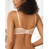 imageAvidlove Lace Bras for Women Sheer Balconette Underwire Unlined Everyday Bras Lingerie SXXLChampagne