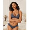 imageAvidlove Lace Bras for Women Sheer Balconette Underwire Unlined Everyday Bras Lingerie SXXLDark Gray