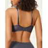 imageAvidlove Lace Bras for Women Sheer Balconette Underwire Unlined Everyday Bras Lingerie SXXLDark Gray