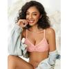 imageAvidlove Lace Bras for Women Sheer Balconette Underwire Unlined Everyday Bras Lingerie SXXLPink