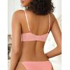 imageAvidlove Lace Bras for Women Sheer Balconette Underwire Unlined Everyday Bras Lingerie SXXLPink