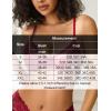 imageAvidlove Lace Bras for Women Sheer Balconette Underwire Unlined Everyday Bras Lingerie SXXLWine Red