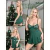 imageAvidlove Lingerie for Women Lace Babydoll Lingeries Sexy Sleepwear Chemise Cami Nightgowns Lacy Baby Doll Nighty SXXLGreen