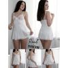 imageAvidlove Lingerie for Women Lace Babydoll Lingeries Sexy Sleepwear Chemise Cami Nightgowns Lacy Baby Doll Nighty SXXLWhite