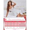 imageAvidlove Lingerie for Women Lace Babydoll Lingeries Sexy Sleepwear Chemise Cami Nightgowns Lacy Baby Doll Nighty SXXLWhite