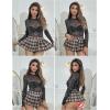 imageAvidlove Pleated Skirts for Women Y2k Mini Skirt Casual Short Skirts Micro Skirt XS4XLBrown Plaid