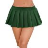 imageAvidlove Pleated Skirts for Women Y2k Mini Skirt Casual Short Skirts Micro Skirt XS4XLGreen
