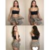 imageAvidlove Pleated Skirts for Women Y2k Mini Skirt Casual Short Skirts Micro Skirt XS4XLLeopard Print