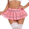 imageAvidlove Pleated Skirts for Women Y2k Mini Skirt Casual Short Skirts Micro Skirt XS4XLPink Plaid
