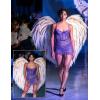 imageAvidlove Sexy Lingerie for Women Lace Babydoll Dress with Underwire Support Ruffle Hem Hip Chemise NightgownPurple