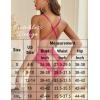 imageAvidlove Sexy Lingerie for Women Lace Teddy Lingerie One Piece Lingerie BodysuitRose Red