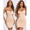 imageAvidlove Womens Full Slip Under Dress Adjustable Spaghetti Strap Camisole Mini Dress Knee Length Slips NightwearApricot