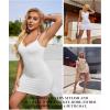 imageAvidlove Womens Full Slip Under Dress Adjustable Spaghetti Strap Camisole Mini Dress Knee Length Slips NightwearWhite
