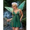 imageAvidlove Womens Lingerie Lace Babydoll Strap Chemise Mesh Sleepwear OutfitsBright Green