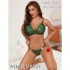imageAvidlove Lingerie Set for Women Lace Bra And Panty Set See Through Sexy Lingerie 2 Piece SetGreen