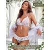 imageAvidlove Sexy Lingerie Set for Women Lace Bra and Panty Sets 2 Piece Sheer Babydoll Outfits SXXLWhite