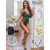 imageAvidlove Sexy Lingerie for Women One Piece Lingerie Deep V Teddy Babydoll Sexy Lace BodysuitGreen