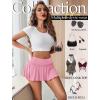 imageAvidlove Sexy Mini Skirt for Women Solid Ruffle Lingerie Skirt Short SkirtsLight Pink