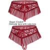 imageAvidlove Sexy Panties for Women Bikini Underwear Floral Lace Briefs with Cute Bow Center 14 PackDark Red