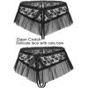 imageAvidlove Sexy Panties for Women Bikini Underwear Floral Lace Briefs with Cute Bow Center 14 PackRedblack