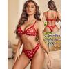 imageAvidlove Wireless Lace Lingerie Set Floral Print Bra and Panty Sets Cute Naughty OutfitsHeart Kt52