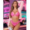imageAvidlove Wireless Lace Lingerie Set Floral Print Bra and Panty Sets Cute Naughty OutfitsLeopard An268