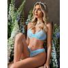 imageAvidlove Womens 2 Piece Lace Underwire Bra and Panty Sets Sexy Push Up Lingerie Set for WomenSky Blue