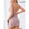 imageAvidlove Sexy Lingerie for Women Mesh Babydoll Dress with Underwire Push Up Bra Lace Chemise Sleepwear Exotic Boudoir OutfitsPink