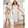 imageAvidlove Sexy Plus Size Lingerie Set for Women Sexy Bodysuit with High Slit dress and Garter Belt L5XLWhite