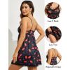 imageAvidlove Women Sexy Sleepwear Lace Chemise Nightgown Full Slip Babydoll SleepwearRed Lips