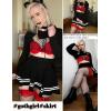 imageAvidlove Womens Pleated Skirt School Uniform Skirt Mini Skirt Pleated Cheer SkirtBlack