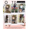 imageAvidlove Womens Pleated Skirt School Uniform Skirt Mini Skirt Pleated Cheer SkirtBlack Pink Plaid