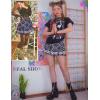 imageAvidlove Womens Pleated Skirt School Uniform Skirt Mini Skirt Pleated Cheer SkirtBlack Pink Plaid