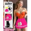 imageAvidlove Womens Pleated Skirt School Uniform Skirt Mini Skirt Pleated Cheer SkirtRose Red