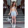 imageAvidlove Fishnet Stockings Footless High Waist Fishnets Tights Pantyhose for Women1white4 Pairs