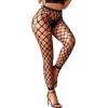 imageAvidlove Fishnet Stockings Footless High Waist Fishnets Tights Pantyhose for WomenBlack Rhinestone