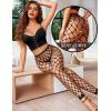 imageAvidlove Fishnet Stockings Footless High Waist Fishnets Tights Pantyhose for WomenBlack Rhinestone