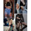 imageAvidlove Fishnet Stockings Footless High Waist Fishnets Tights Pantyhose for WomenBlack4 Pairs