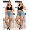 imageAvidlove Fishnet Stockings Footless High Waist Fishnets Tights Pantyhose for WomenBlackb2 Plus
