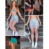 imageAvidlove Fishnet Stockings Footless High Waist Fishnets Tights Pantyhose for WomenWhitew3