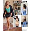 imageAvidlove Lace Bralette for Women V Neck Bustier Corset Tops with Underwired Racerback Adjustable Strap Crop TopBright Green